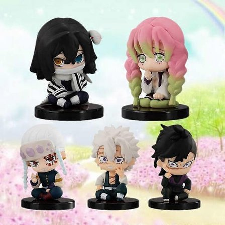 Anime Demon Slayer Kimetsu no Yaiba -hahmo Kamado Tanjirou Toimintahahmo Agatsuma Zenitsu Nezuko Soturi