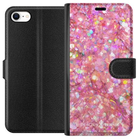 Yhteensopiva Lompakkokotelo Apple Apple iPhone 6 Cactus and Friends – PinkGlitter