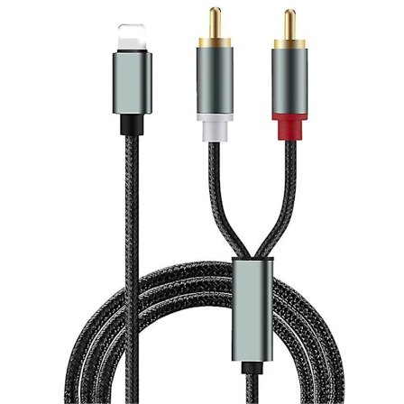 Audio Adapter Kabel Telefon Til RCA Lotus Kabel Højttaler Audio Forstærker Link Audio Kabel Til Apple Iphone Lightning