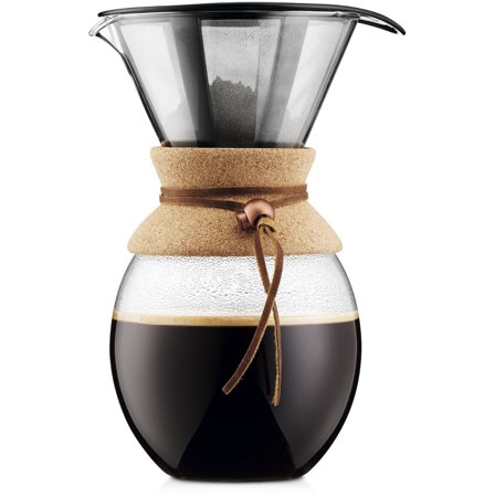Bodum POUR OVER Kaffebrygger m. filter, 1,5 l - Kork | KitchenOne