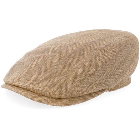 Balmoral - Beige flatcap Keps - Ivy Cap Linen Beige Flat Cap @ Hatstore