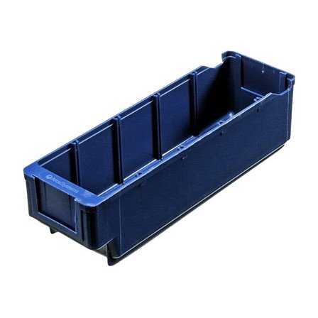 Schoeller Allibert ARCA 4533 Lagerboks blå 300x94x80 mm, Garasjeinnredning & oppbevaring