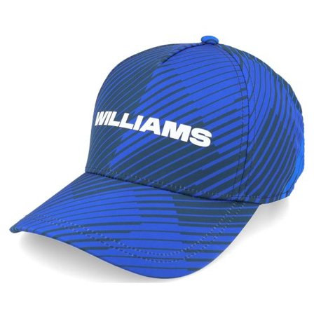 Formula One - Motor Blå adjustable Keps - Williams F1 25 All Over Print Navy A-frame Adjustable @ Hatstore