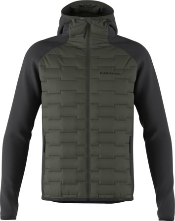 Peak Performance Men's Argon Hybrid Hood Men middle-layer synthetic jackets Green S
