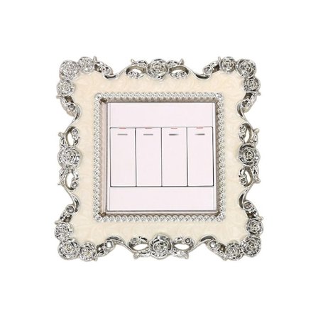 Enkel lysbryter deksel Sokkel Surround Frame 02 02