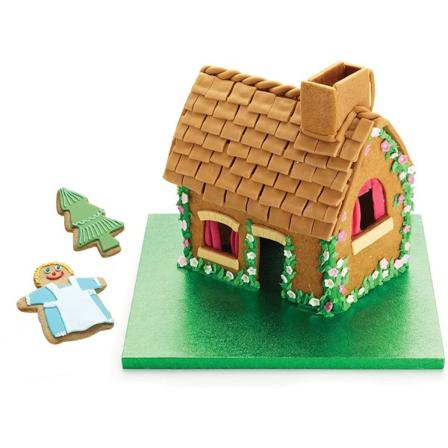 Pepparkakshus Form Pressform Gjutform Jul Hus Bakform- Kitchencr Metall Utseende