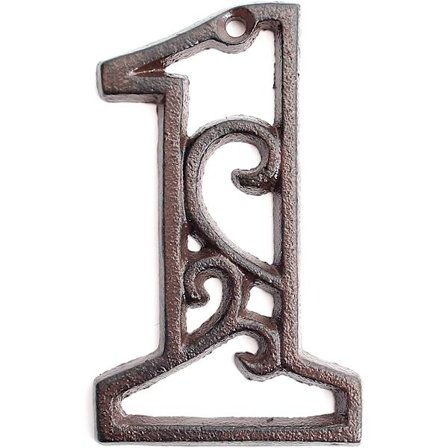 Husnumre til udendørs, metalbogstaver med støbejernsblomster vægdekoration, adresseskilte til plakette postkasse gård garage landejendom hjem have 