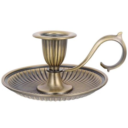 Retro Metall Lysestake Vintage Lysestake Bordlysestake