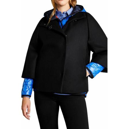 Fay - Capes Och Ponchos - Svart - Dam - Storlek: M, Dam, Storlek: M