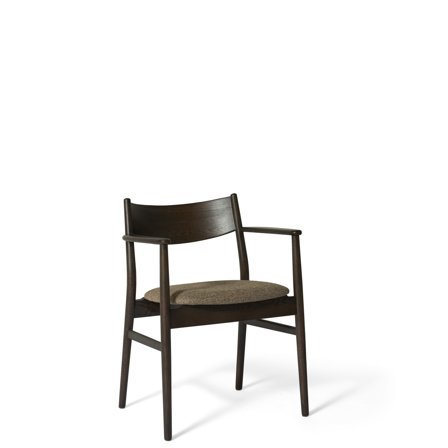 Seren spisebordsstol, røget egetræ | armlæn