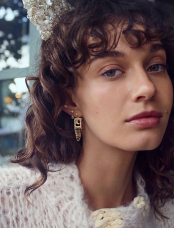 Maanesten Barbra Earrings - Gold - ONE SIZE