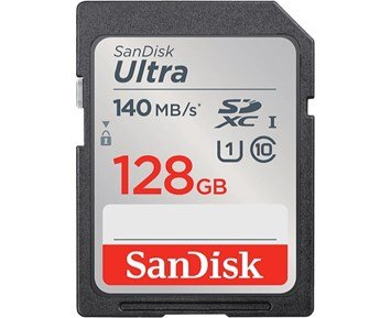 SanDisk Ultra SDXC 128GB - 128 GB SDXC Ultra minneskort