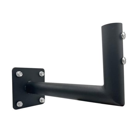 Vægbeslag til antenne med universel L-rørskonstruktion