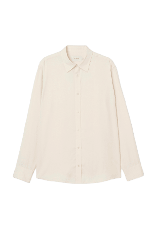 NORVIE Skjorta i lyocell PIERRE Skjortor Beige XL