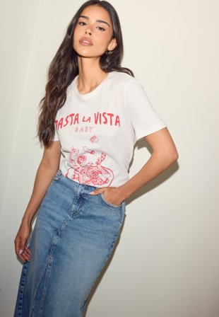 ONLY Onlpenny Life Reg S/S FOOD TOP Klær