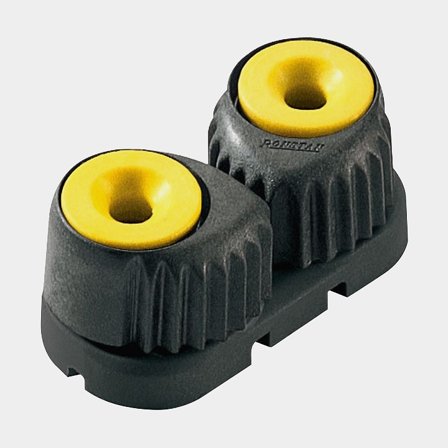 Ronstan Liten cleat, gul för 2-8 mm linor