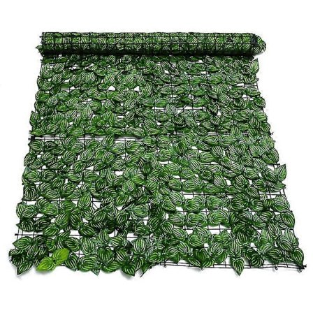 Kunstig Efeu Privatlivshegn, Kunstige Hækhegn og Falsk Efeu Vinstok Blad Dekoration
