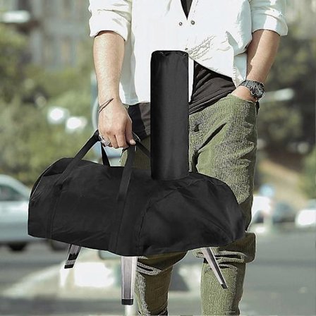 Pizzauunin kantolaukku Ooni Karu 12:lle irrotettavalla savupiippupussilla, suuri kapasiteetti, pestävä, pölytiivis suojaava pizzauunilaukku