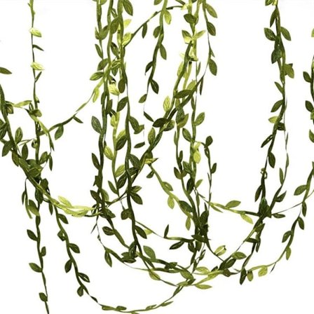 Guirlande Grønne Blade blad 10 m - 2 stk.