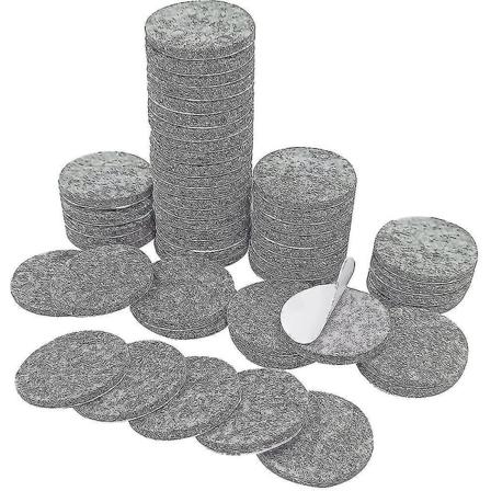 Filtskiver 50 stk. Selvklæbende Filtskiver 30mm*3mm Anti-Slip