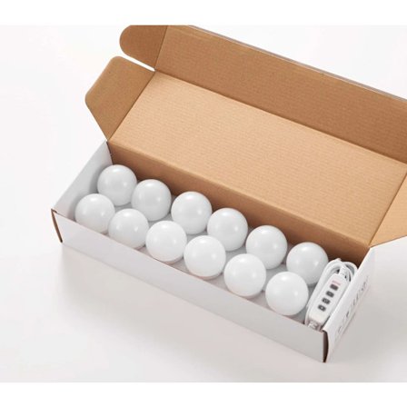 USB 3 Färg LED Makeup Ljus Ögonskydd Bulb Sminkbord Smink Ljus Sminkspegel Hem Dre