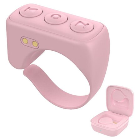 Bluetooth Fjernbetjening Ring Fjernbetjening PINK