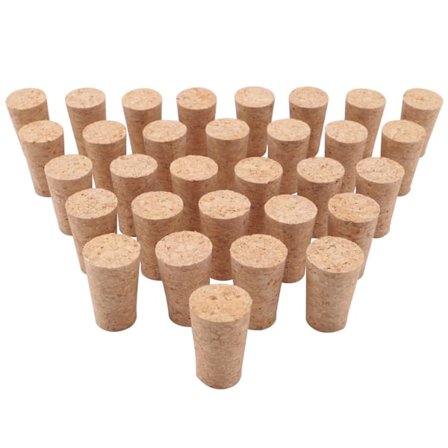 Vinkorkar i trä, korkar, avsmalnande vinkorkar i trä för ölburkar för vinframställning, för vin B