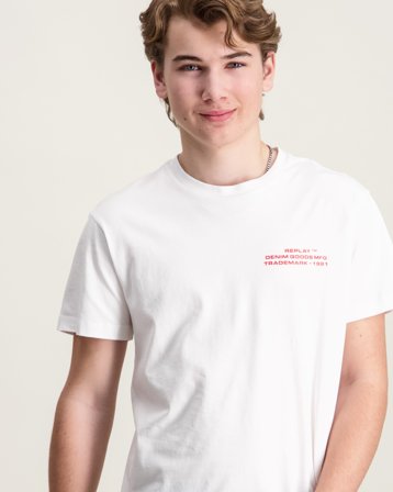 Replay T-Shirt Hvit T-skjorter Gutt - Kids Brand Store
