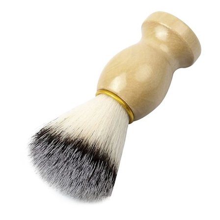 Barberkost til mænd, barberkost med træhåndtag til frisørsalon, velegnet til fars dag, gave til kærester, sikkerhedsværktøj til vådbarbering til mænd