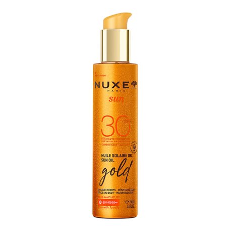 Nuxe Sun Tanning Oil Gold SPF 30 150 ml, Skincare, Solpleje, Solcreme