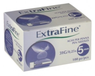 Ago Extrafine Gauge 31 5mm 100 Pezzi