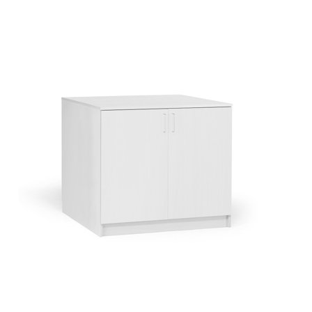 Lagerschrank THEO aus Holz, 900x1000x600 mm, weiß