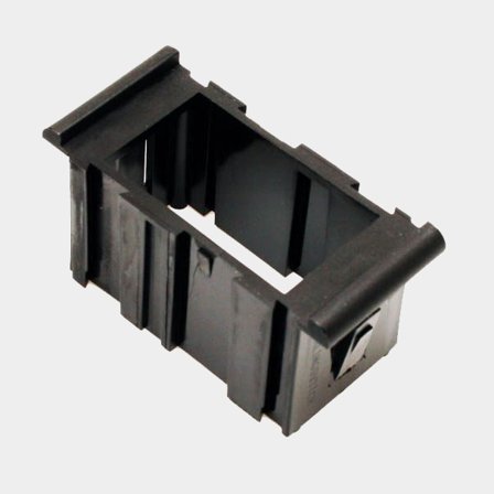 Cornice di montaggio per interruttore Carling Technologies, centrale, per 1 interruttore, nero