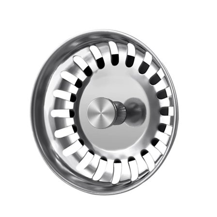 1 st 78 mm universell köksavloppsstopp i rostfritt stål