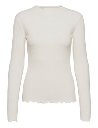 Candacekb Ls Tee Tops T-shirts & Tops Long-sleeved White Karen By Simonsen