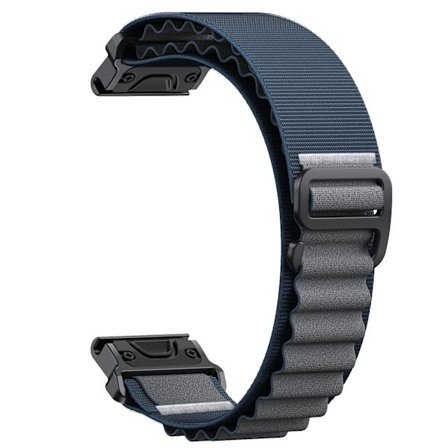 22mm 26mm Nylon Quick Fit Armband kompatibel med Garmin Fenix 7X 7 Pro Fenix 6X 6 5X 5Plus Tactix 7 kompatibla Forerunner 965 955 Enduro 2 Loop Band
