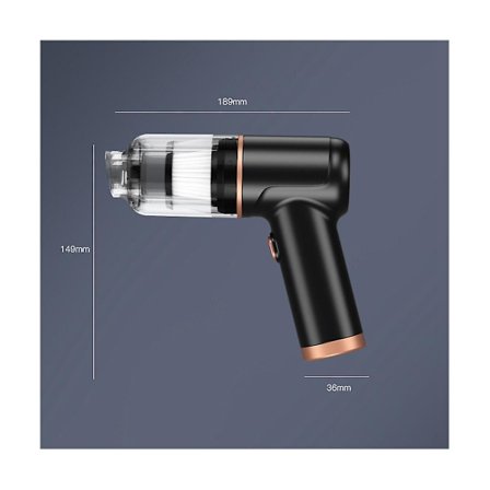 Bärbar Bil Dammsugare Mini Handhållen Dammsugare Blås Damm Hem Bil Dubbel Dammsugare Kontor