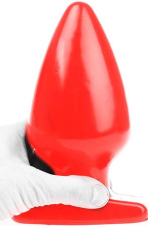 I Love Butt Fat Plug Red Large 19cm Grövre analplugg - Blushme.se