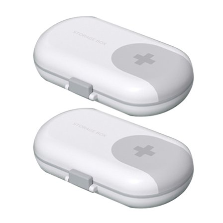 Lille etui, rejse daglig pilleorganisator, bærbar, kompakt