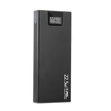 Gör-det-själv Power Bank-lådor 8x18650 Batteri Snabbare Laddare Ytterfodral Case 22,5W Case (Batteri ingår ej)