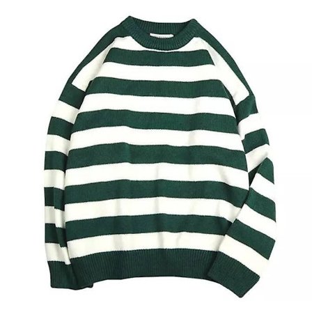 Tate tröja Vintertröja Randig tröja Kvinna Casual tröja Oversize par Harajuku tröja Varm tröja Sueter De Mujer Jersey