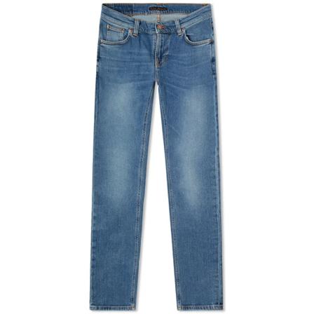 Nudie Jeans, Jeans Tight Terry Open Blauw, Heren, Maat:W33