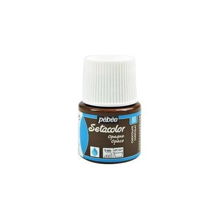 Tygfärg - PéBéo - Setacolor opaque - Choklad - 45 ml - Blandat