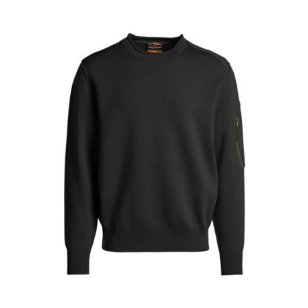Parajumpers Black Braw Strik Sort, Herre Strik