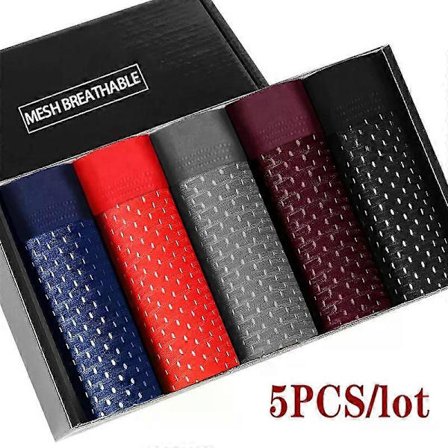 5 st/parti Mesh Hål Herr Kalsonger Boxers Herr Kalsonger Herr Boxers För Herr Kalsonger Boxershorts Herr Boxers Herr Trosor