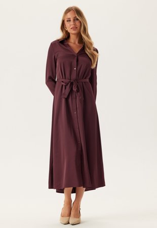 ONLY-Onlmika Vis Satin L/S LONG DRE-L