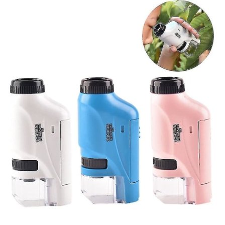 IC CNE käsikäyttöinen mikroskooppi 60-120x taskumikroskooppi Led