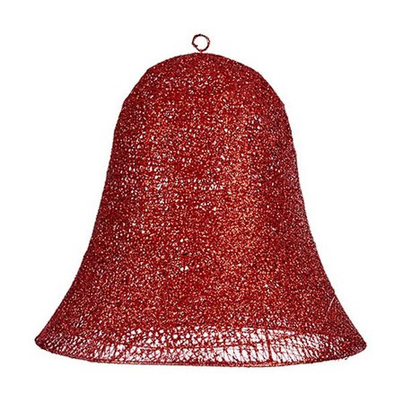 Julkula Red Metal Bell 40 x 37,5 x 40 cm