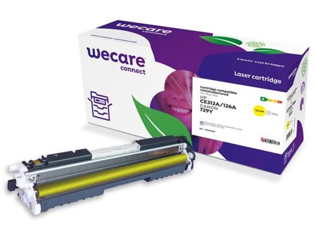 Wecare Toner HP CE312A/729Y 1K gul - Lyreco - Toner och bläck - Tonerkassetter - Toner WeCare