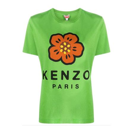 Kenzo, T-Shirts Groen, Dames, Maat:S
